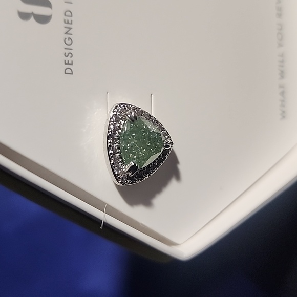 $130. Surprise Stud Earrings Light Mint / Ice Crystal NWT - Picture 3 of 7